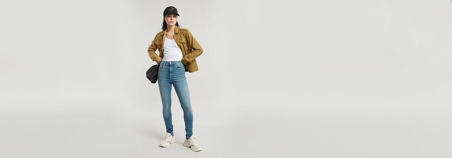 jean ultra skinny kafey