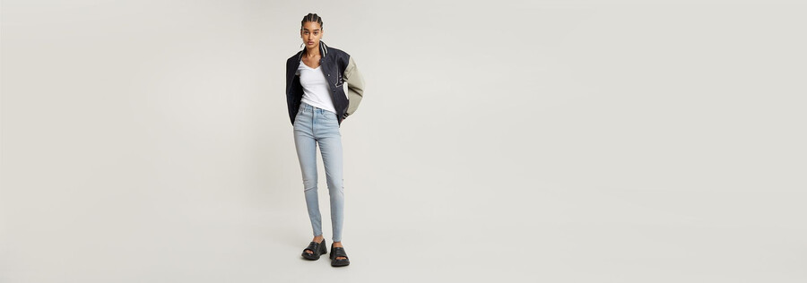 jean ultra skinny kafey