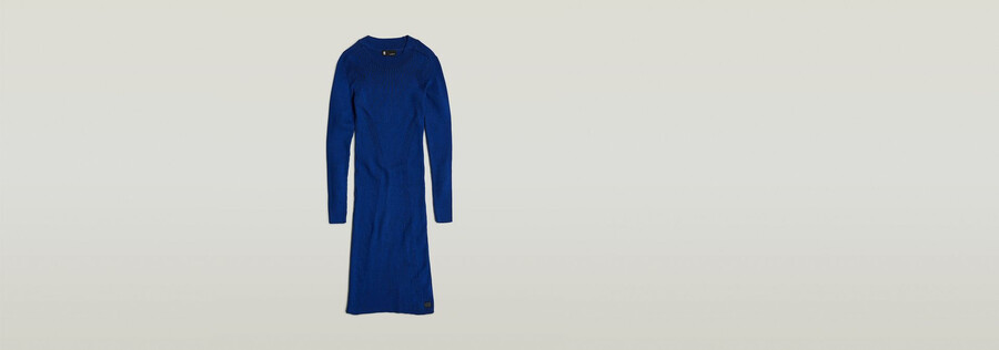 robe en maille fine plaquée