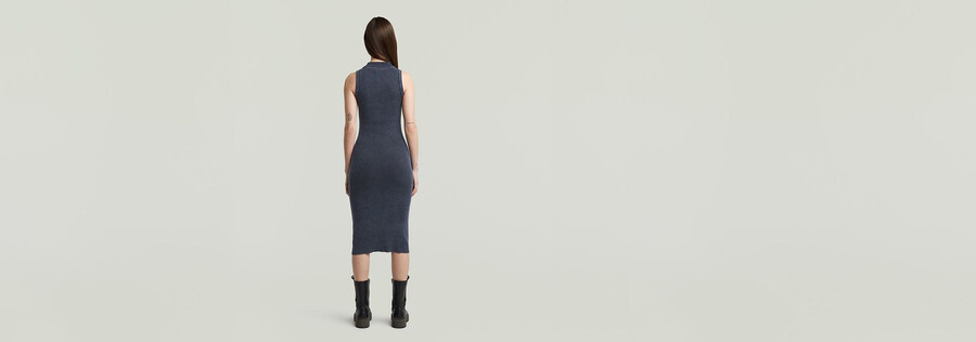 robe moulante en maille