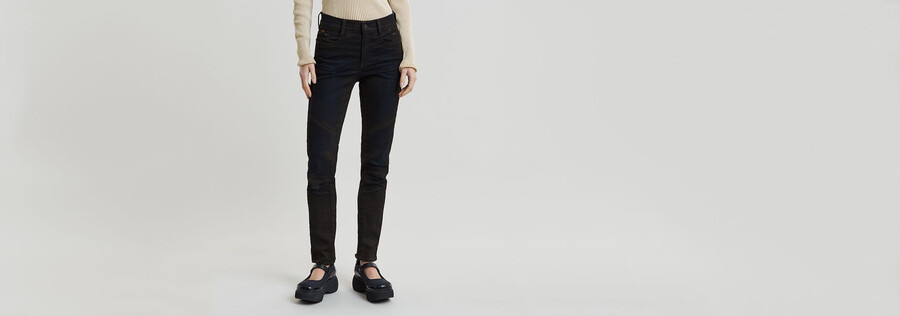 jean droit slim ace 2.0 biker