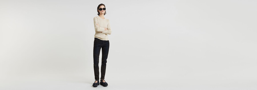 jean droit slim ace 2.0 biker