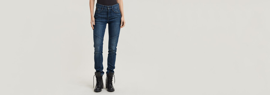 jean droit slim ace 2.0 biker