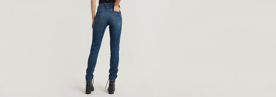 jean droit slim ace 2.0 biker