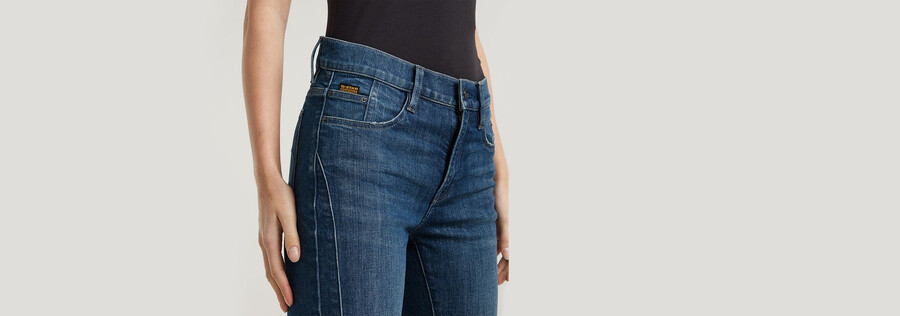 jean droit slim ace 2.0 biker