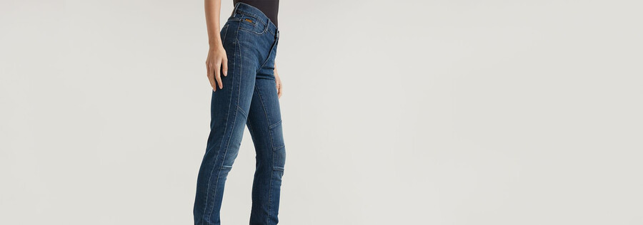 jean droit slim ace 2.0 biker