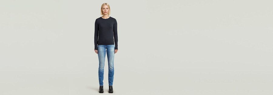 jean droit slim midge