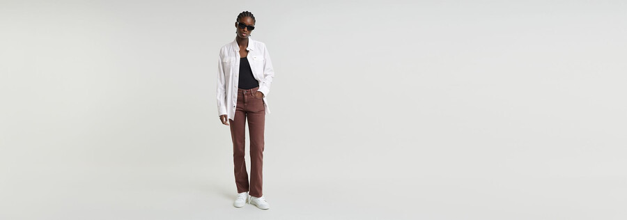 chemise à poches slim