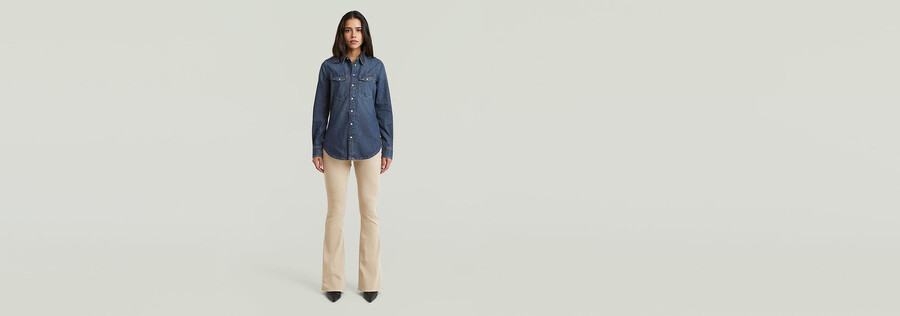 chemise western slim