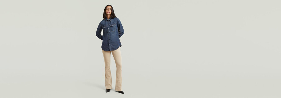 chemise western slim