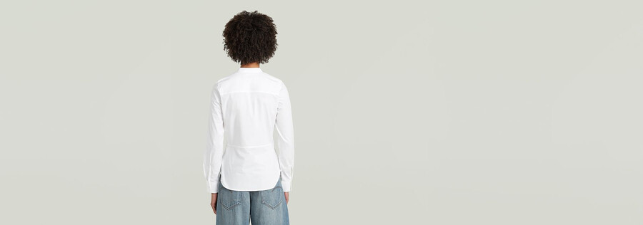 chemise slim en popeline