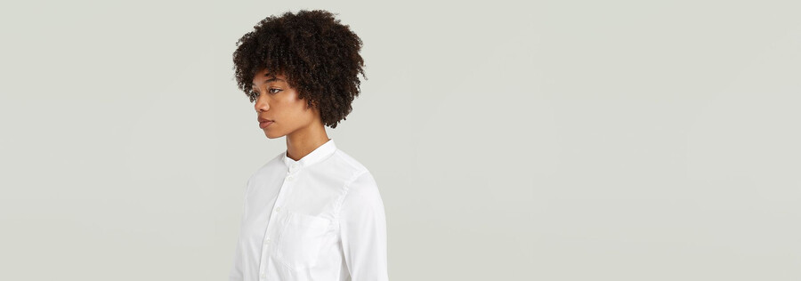 chemise slim en popeline