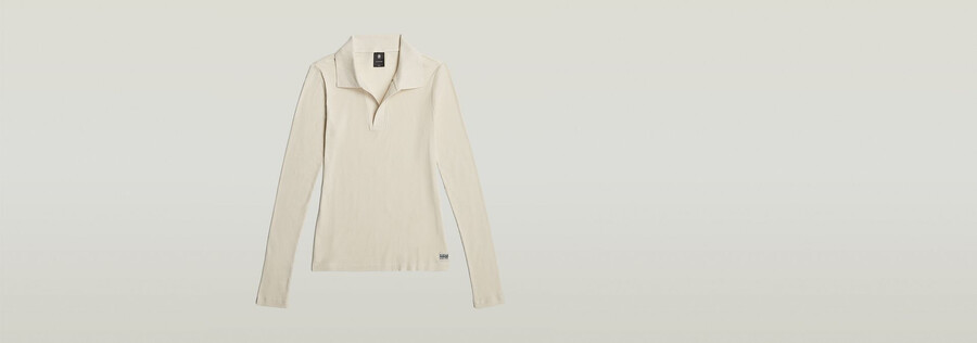 polo côtelé slim