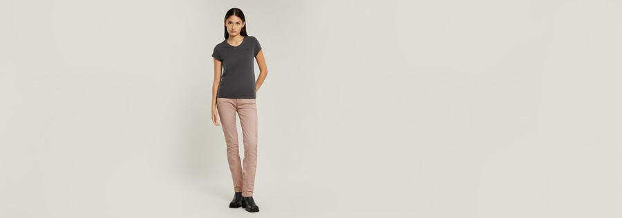 top eyben slim à col en v overdyed 2.0