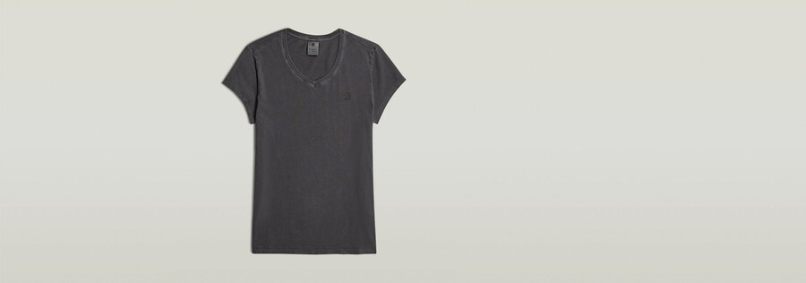 top eyben slim à col en v overdyed 2.0