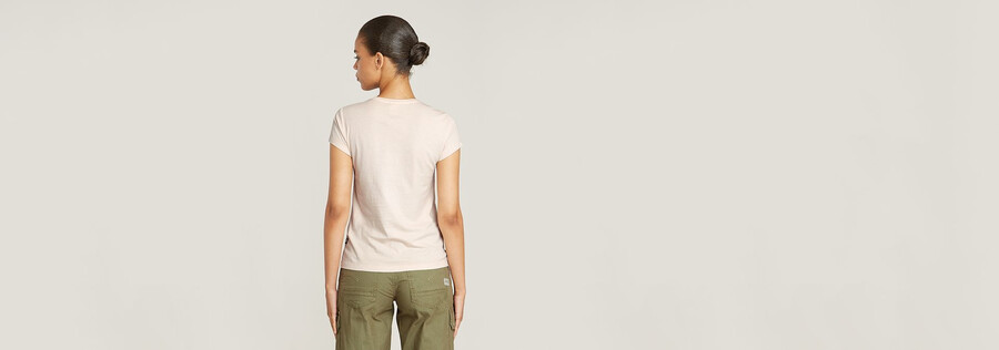 top eyben slim à col en v overdyed 2.0