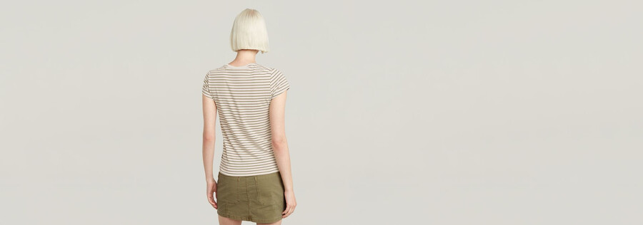 haut rayé eyben slim à col en v 2.0