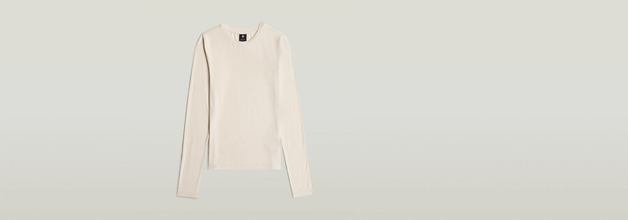 t-shirt slim à col rond