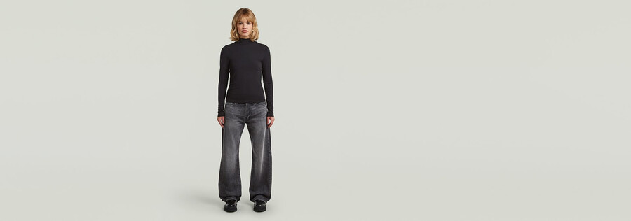 t-shirt slim effet faux