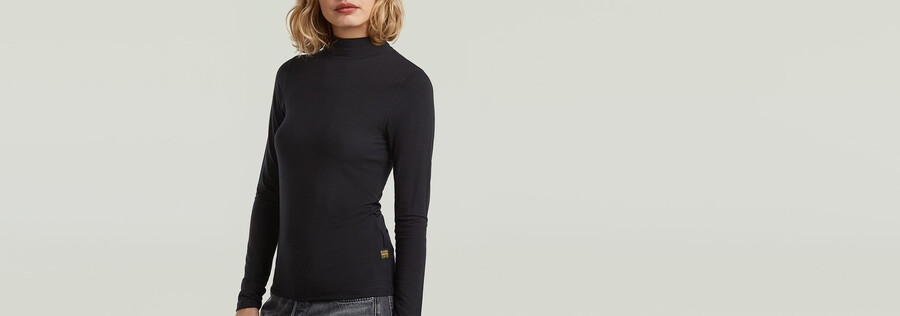 t-shirt slim effet faux