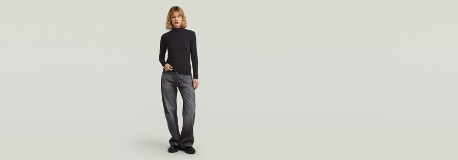 t-shirt slim effet faux