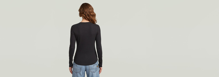 t-shirt henley slim