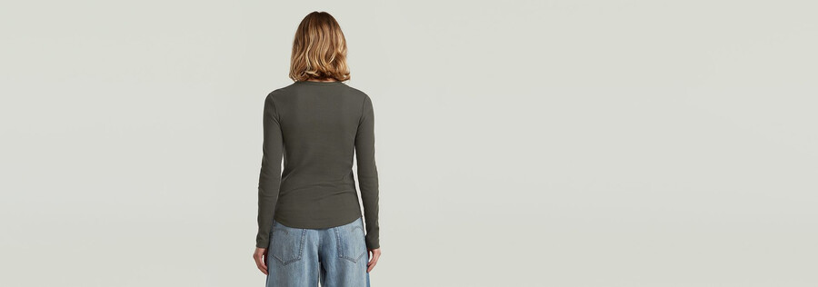 t-shirt henley slim