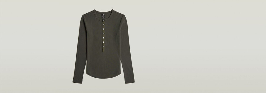 t-shirt henley slim