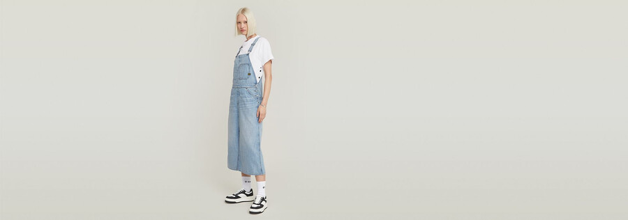 robe salopette midi