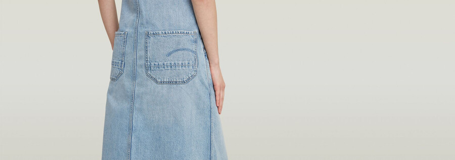 robe salopette midi