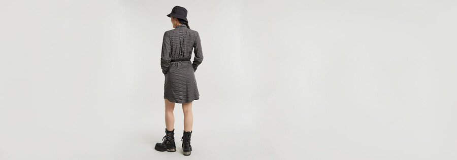 robe chemise ceinturée