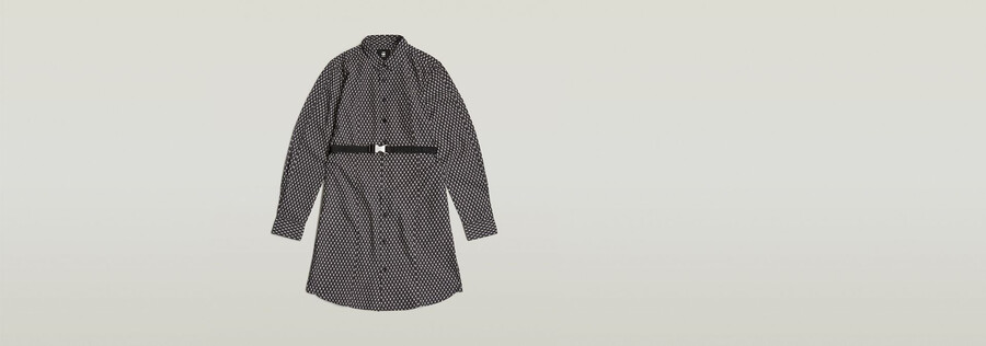 robe chemise ceinturée