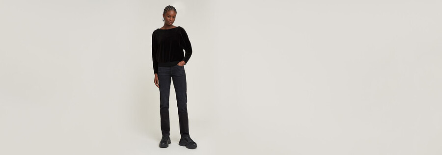 jeans droits strace