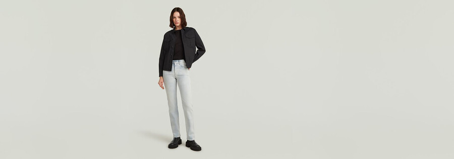 jeans droits strace