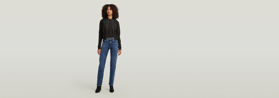 jeans droits strace