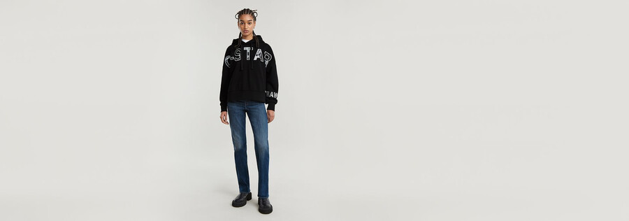 jeans droits strace