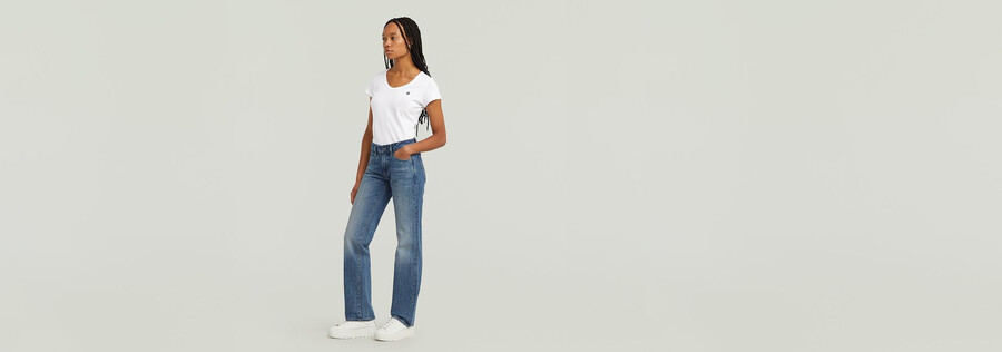 jeans droits