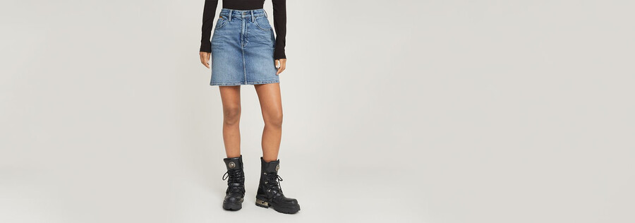 jupe-short viktoria à bords nets