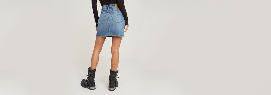 jupe-short viktoria à bords nets