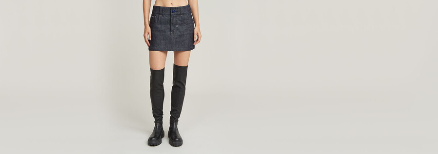 jupe g-star origins bowey selvedge