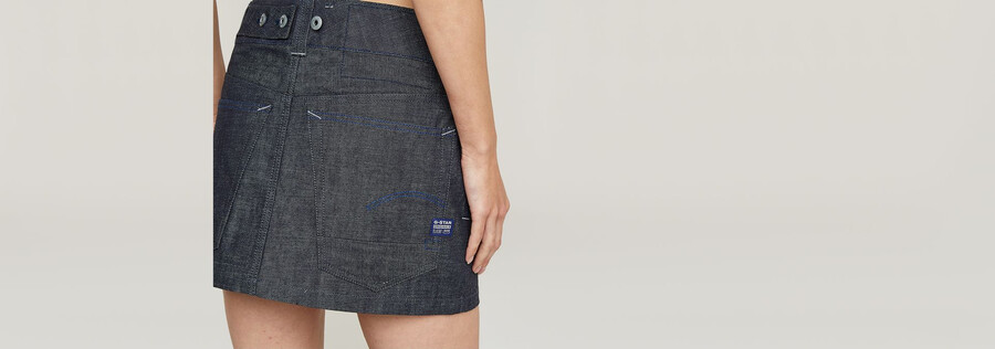 jupe g-star origins bowey selvedge