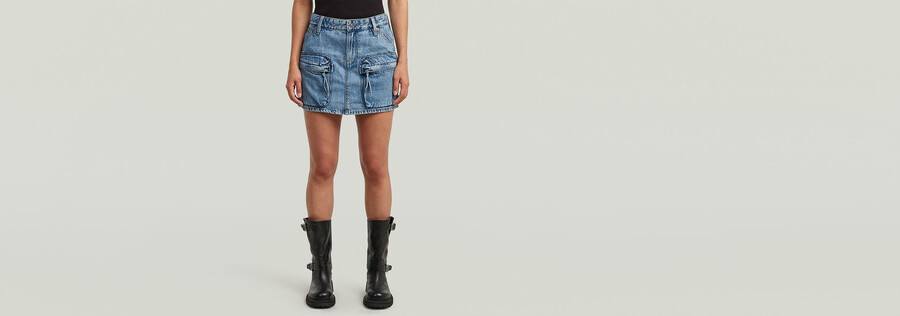 jupe cargo mini