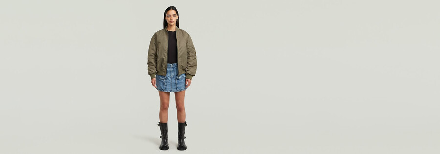 jupe cargo mini