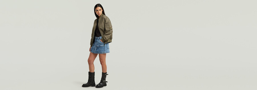 jupe cargo mini