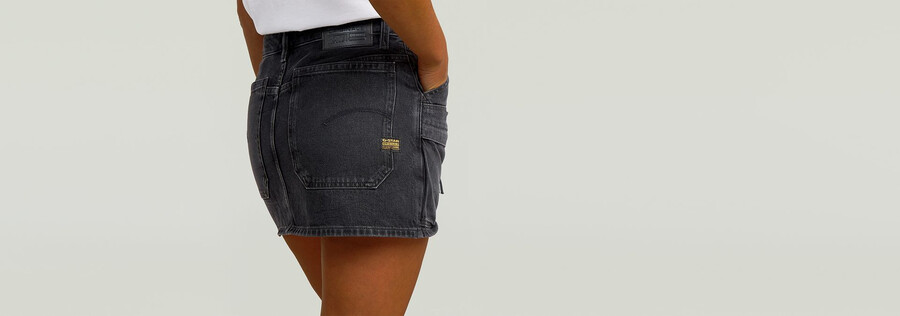 jupe cargo mini