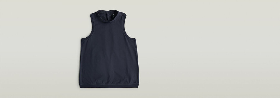 débardeur en maille dos nu