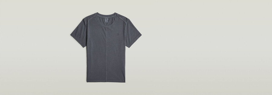 t-shirt à couture avant surteint