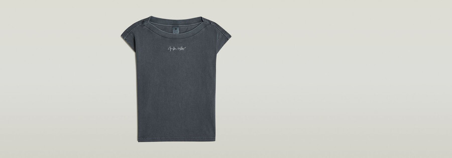 haut surteint avec logo mini g-script