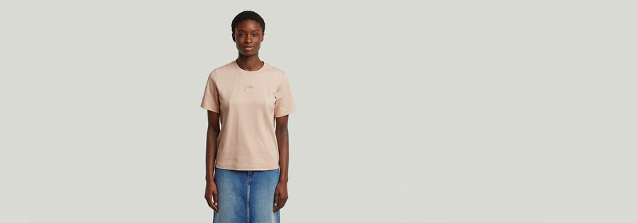 t-shirt à inscription