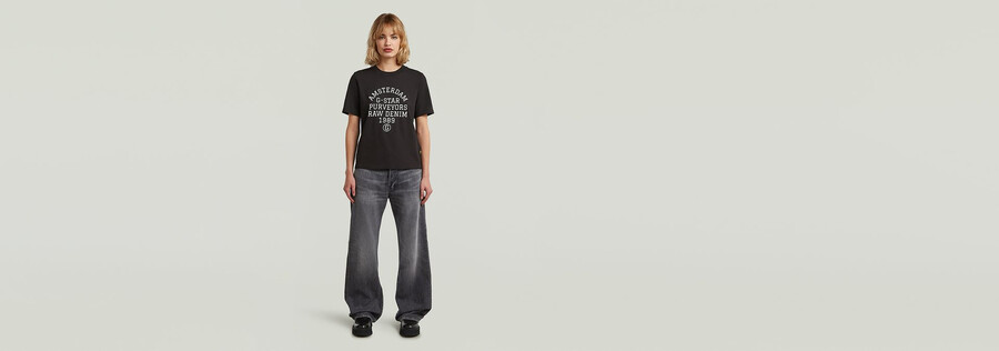 t-shirt graphique à texte